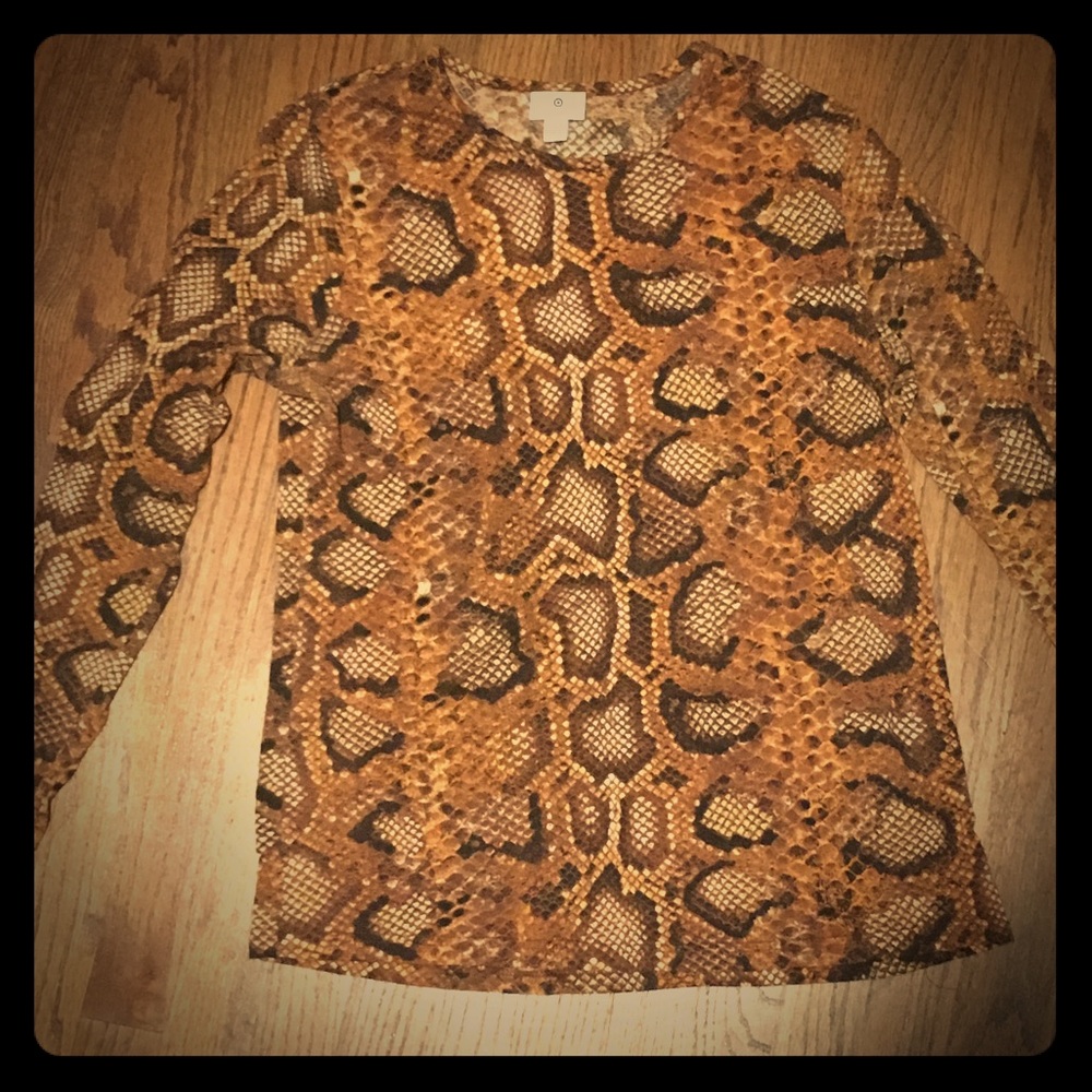 Altuzarra for Target snakeskin top